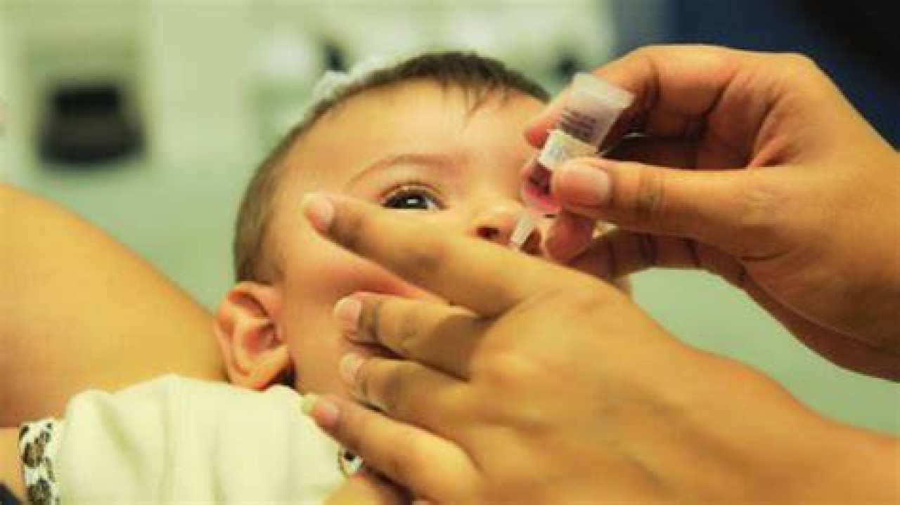 Poliomielite: RN atinge 54% de vacinados, meta é 95%