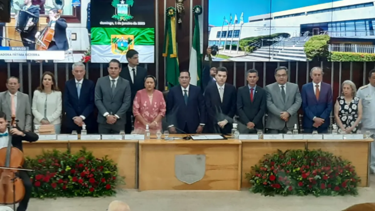 Em solenidade na ALRN, Fátima Bezerra é empossada governadora do RN para o segundo mandato 