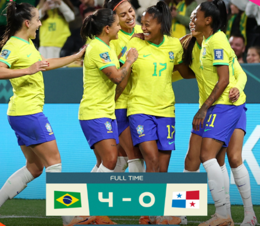 Seleção Feminina de Futebol estreia com vitória na Copa e faz 4 a 0 no Panamá 