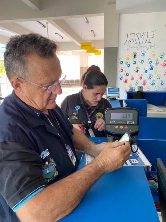 Ipem/RN fiscaliza balanças no aeroportos de Natal e Mossoró