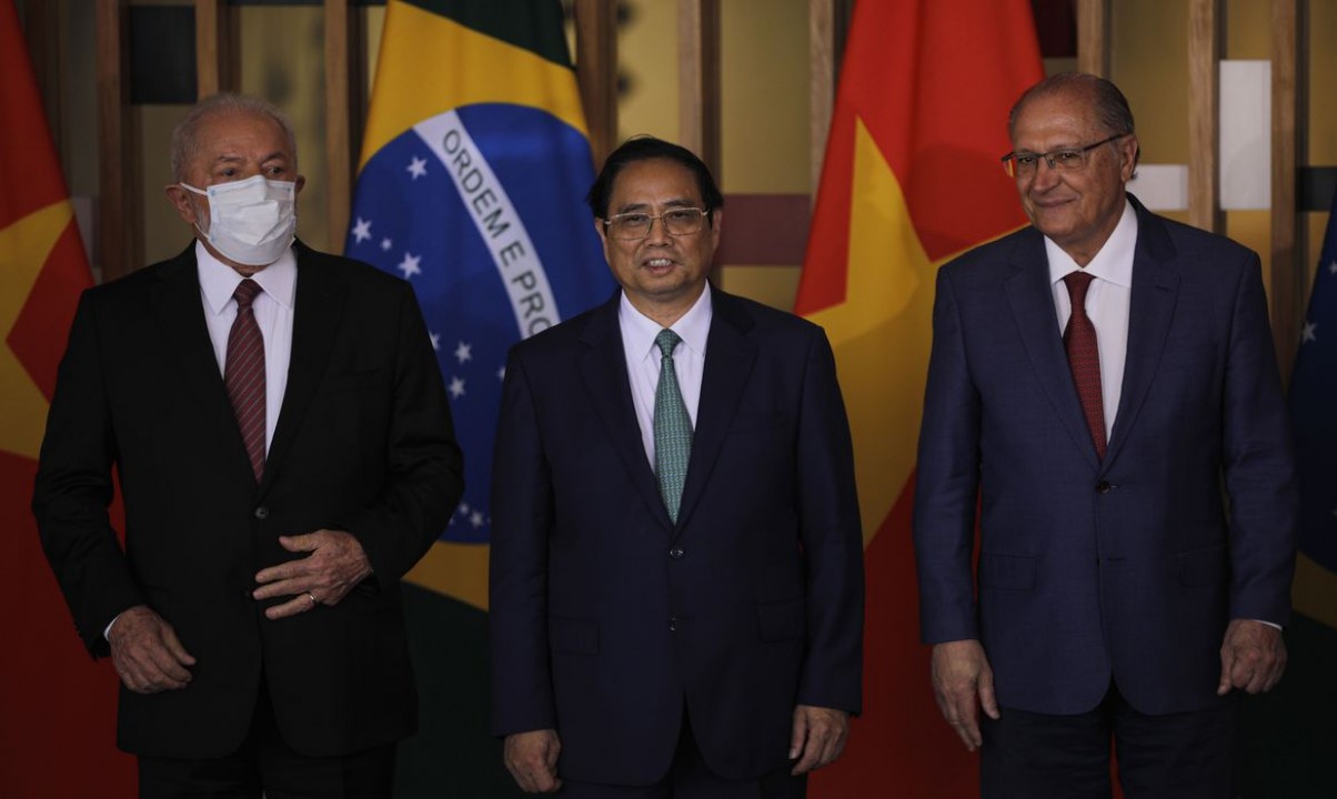 Governo Federal assina acordos bilaterais com Vietnã, durante visita inédita do primeiro ministro vietnamita ao Brasil 