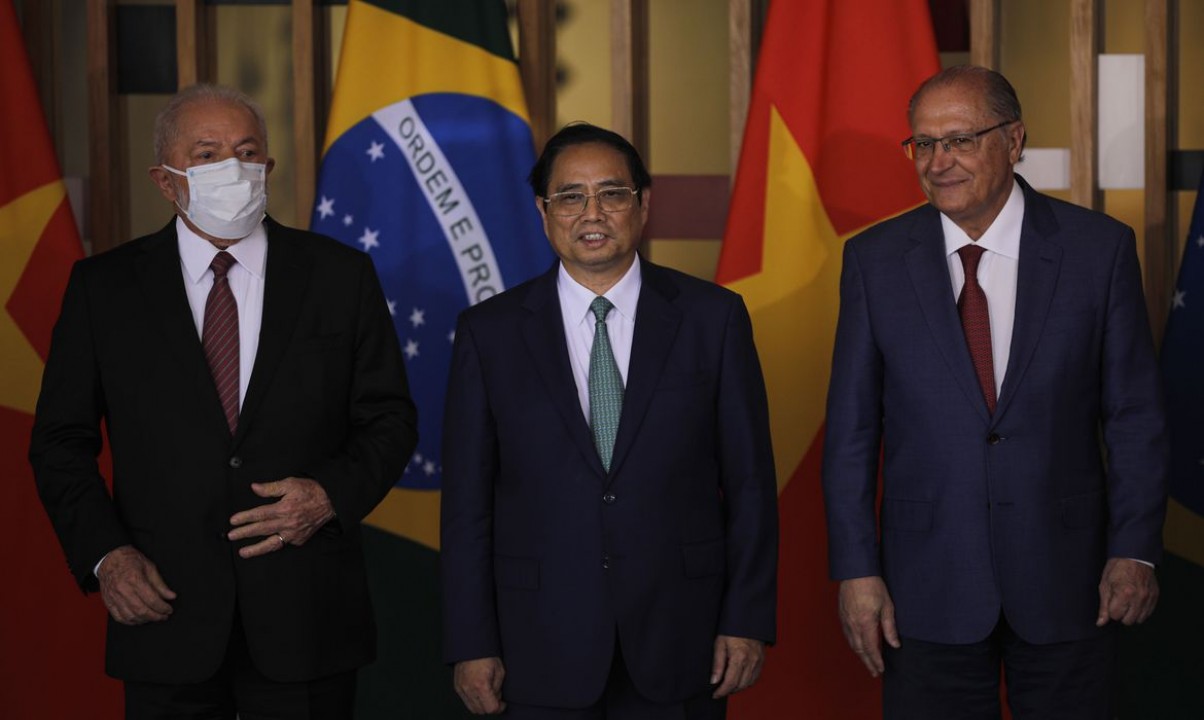 Governo Federal assina acordos bilaterais com Vietnã, durante visita inédita do primeiro ministro vietnamita ao Brasil 