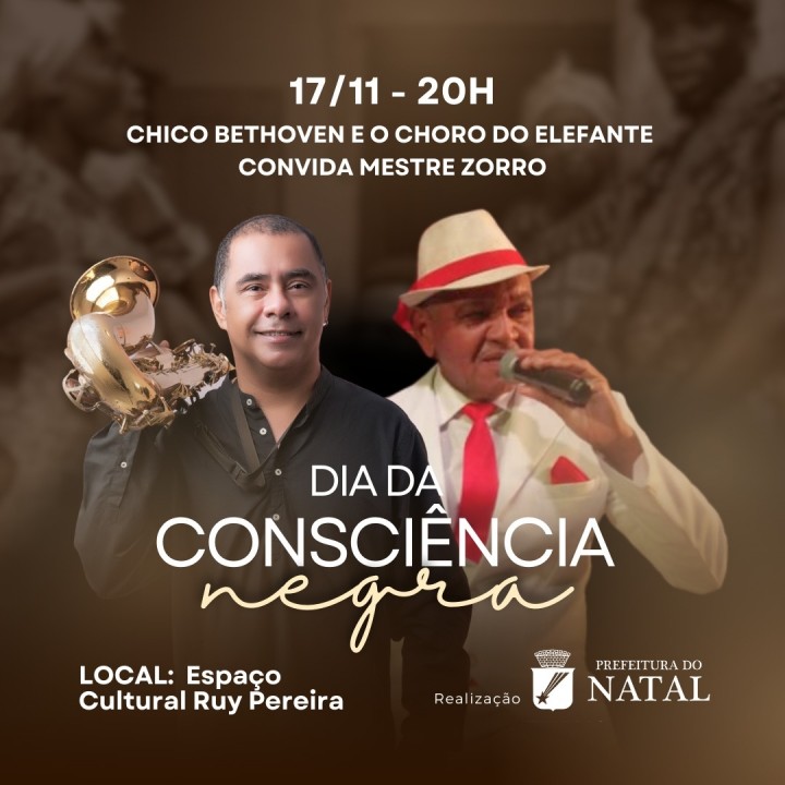 Em Natal, Dia da Consciência Negra no Espaço Ruy Pereira reúne debates e shows a partir de sexta-feira (17)