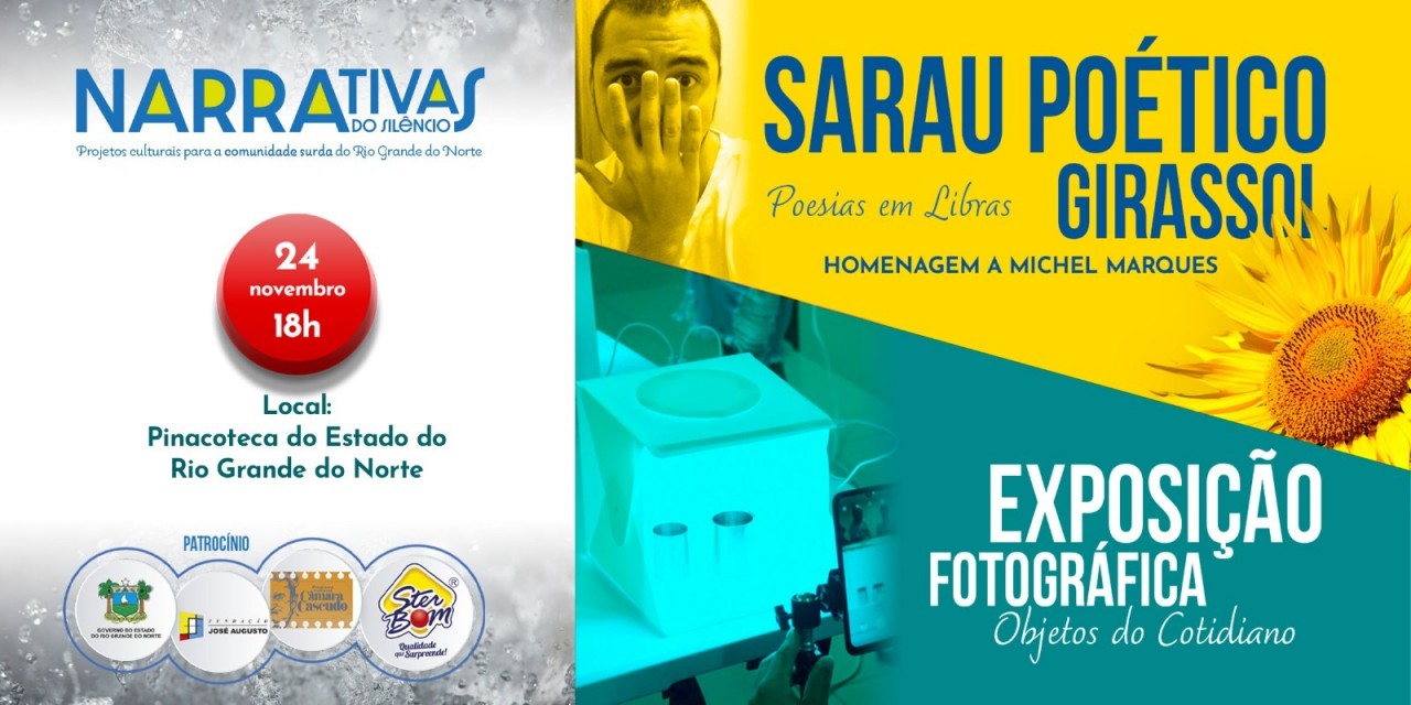 Narrativas do Silêncio: Sarau de poesia e exposição fotográfica promovido pela comunidade surda acontece nesta sexta (24) 