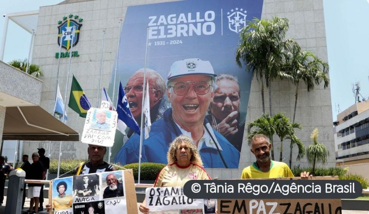 Filhos, ex-jogadores e fãs celebram legado de Zagallo; ele faleceu no último dia 05