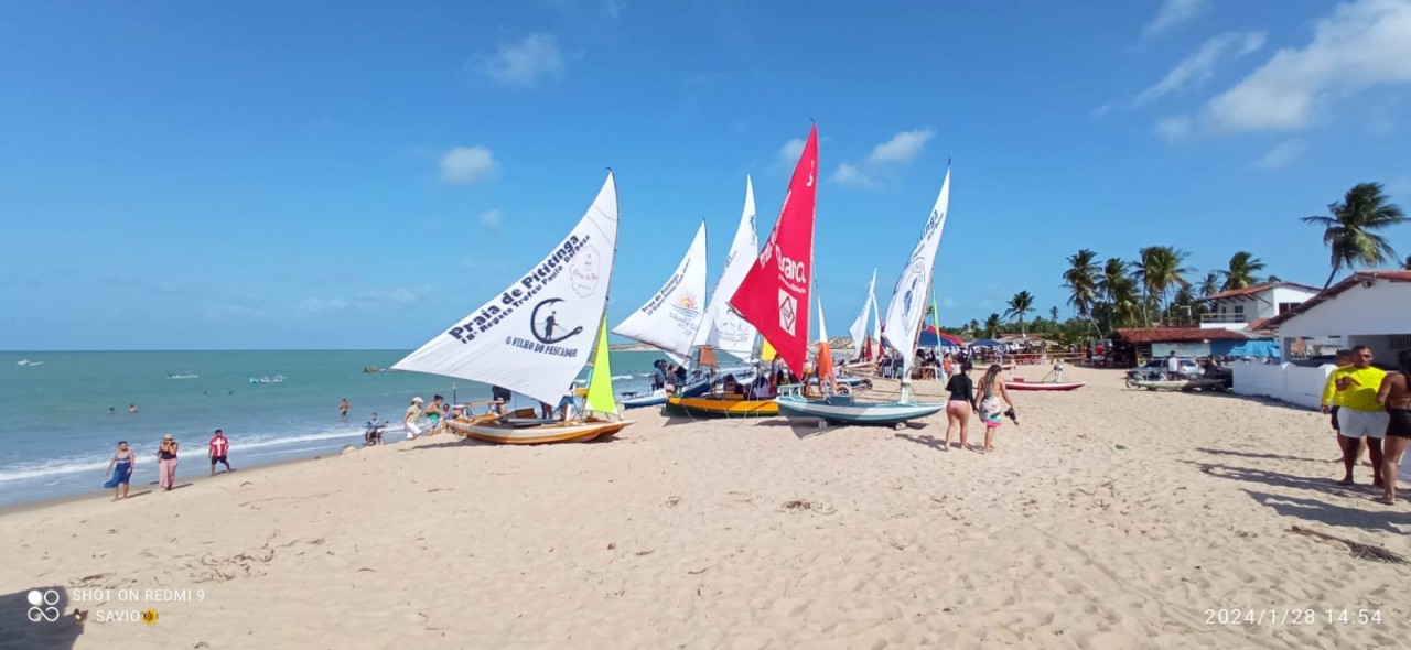 18 ª edição da Regata Marítima na praia de Pititinga, em Rio do Fogo 