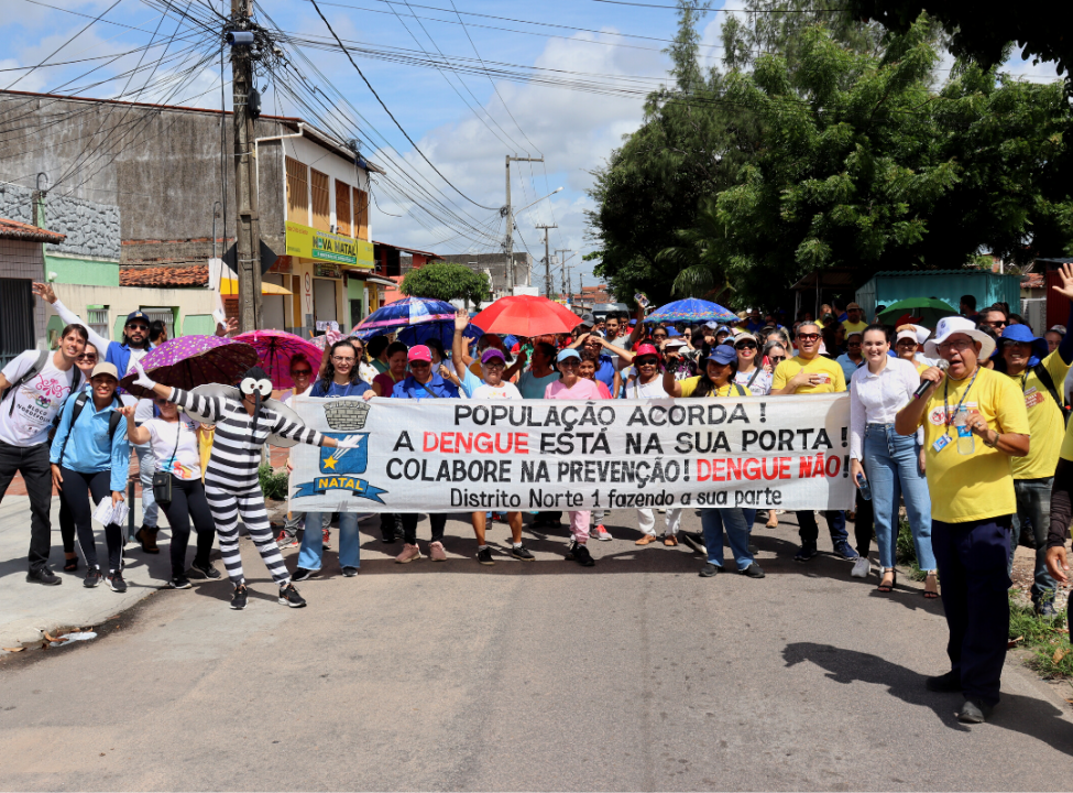 Em Natal, caminhada de combate às arboviroses acontece nesta sexta-feira (22), no distrito Norte 2