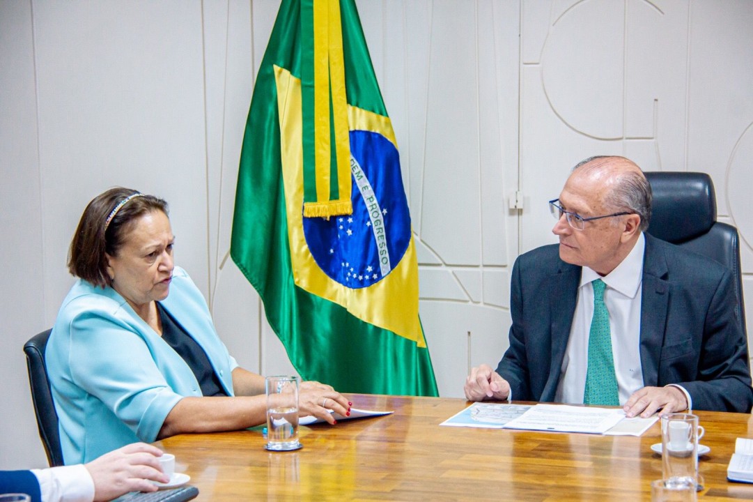 Governadora do RN se reúne com Alckmin para apresentar projeto do Porto-Indústria Verde