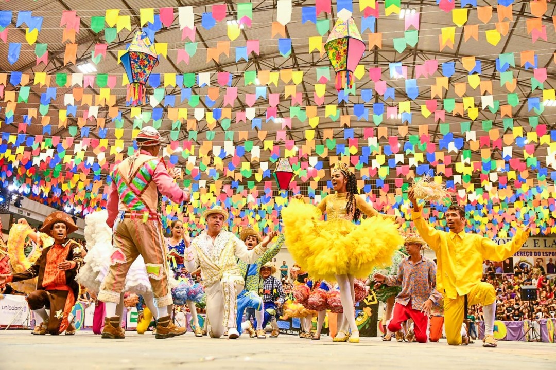 Festival de Quadrilhas Juninas acontece em Natal até 30 de junho no Palácio dos Esportes 