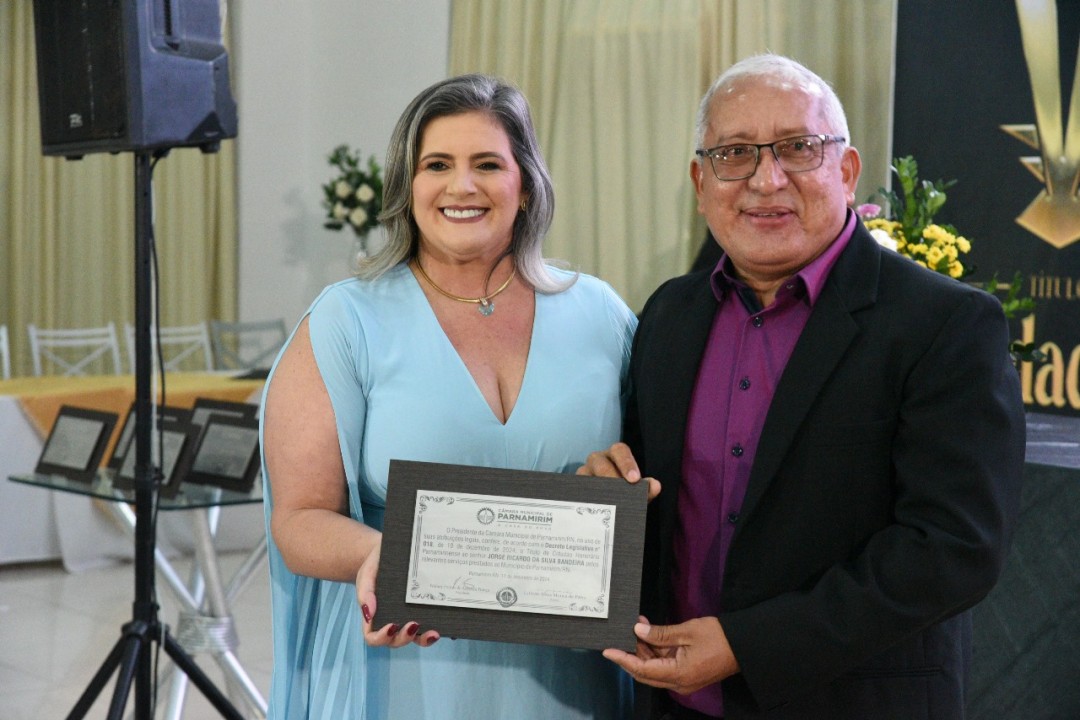 Fativan Alves homenageia três personalidades com o Título de Cidadão Parnamirinense