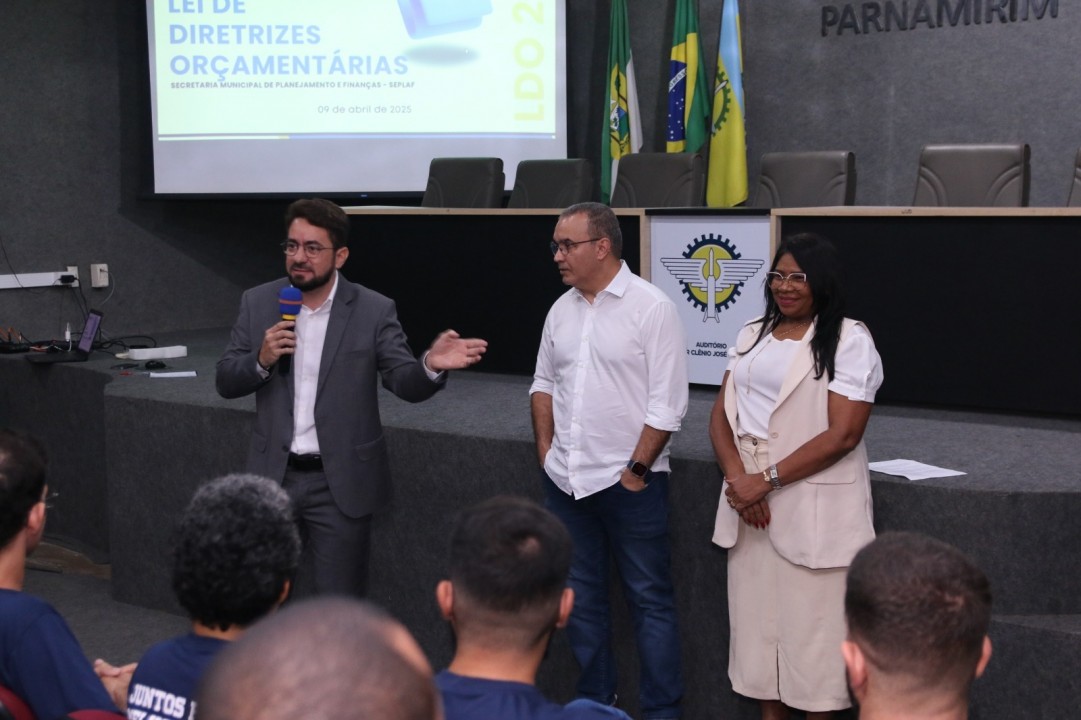 Prefeitura de Parnamirim realiza Audiência Pública para discutir Lei de Diretrizes Orçamentárias 2026