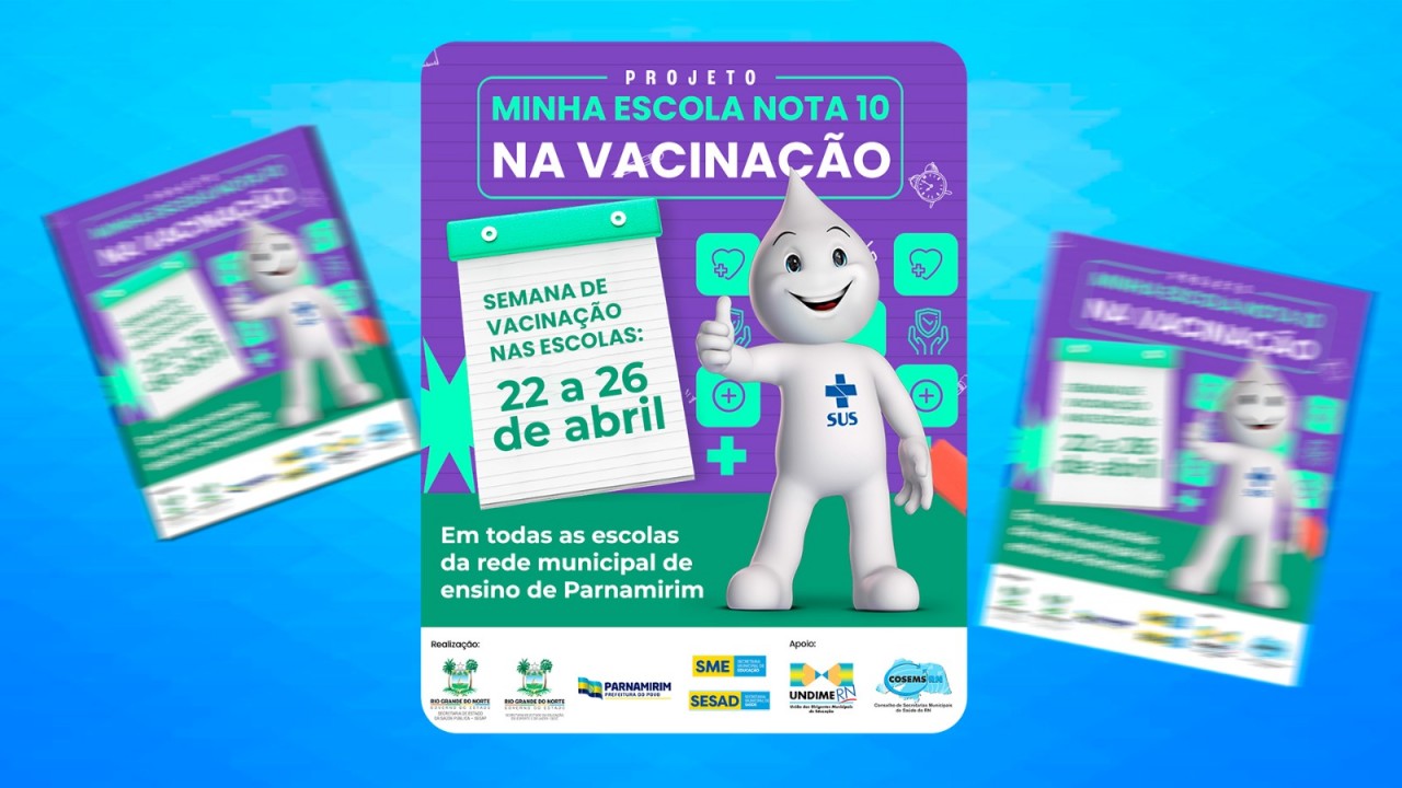 Prefeitura de Parnamirim inicia semana de vacinação nas escolas 