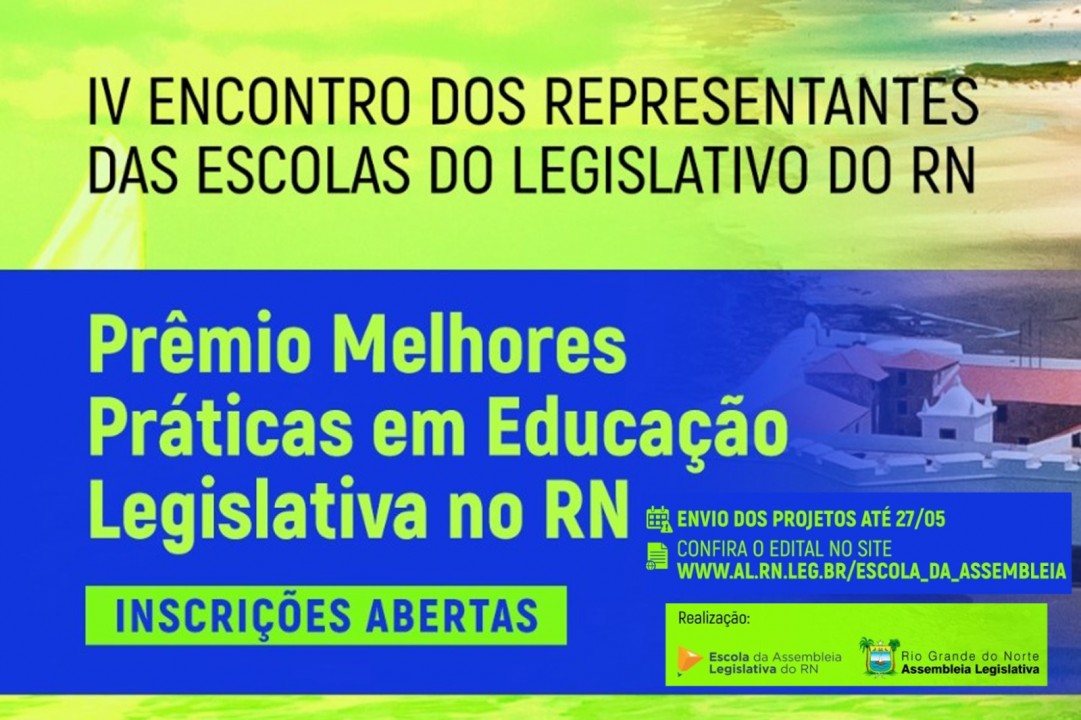Inscrições abertas para a Premiação de Melhores Práticas em Educação Legislativa