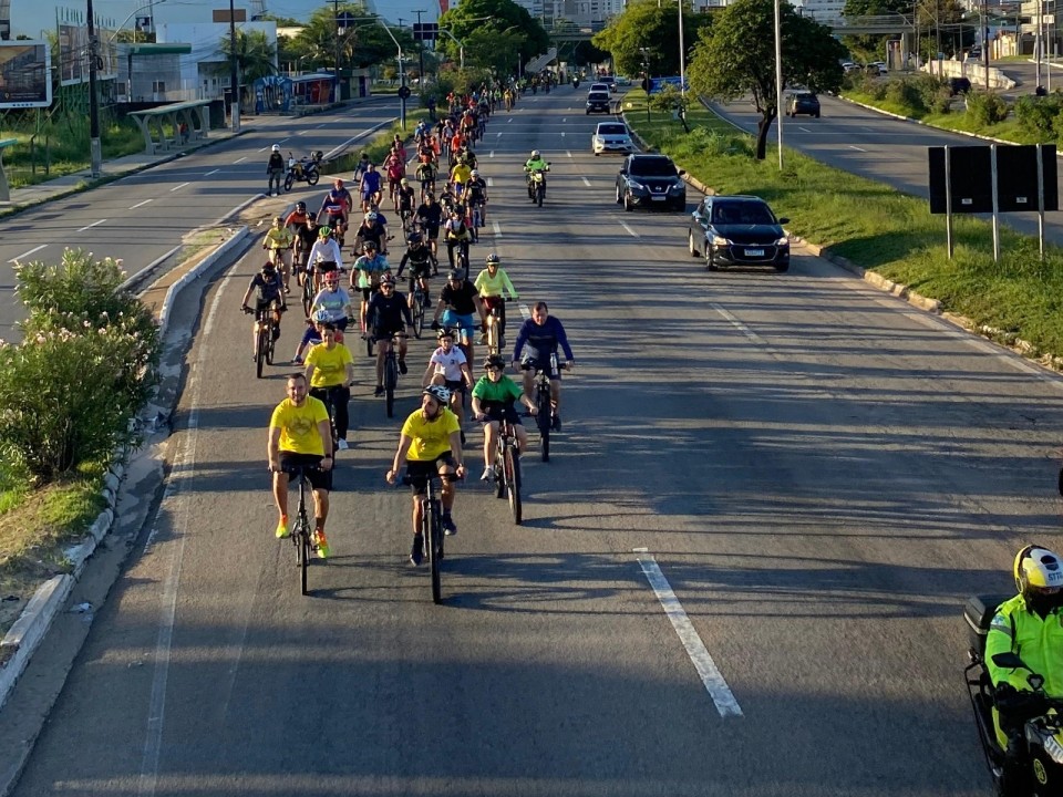 Edição do Ciclo Natal integra campanha Maio Amarelo com passeio ciclístico pela vida no trânsito
