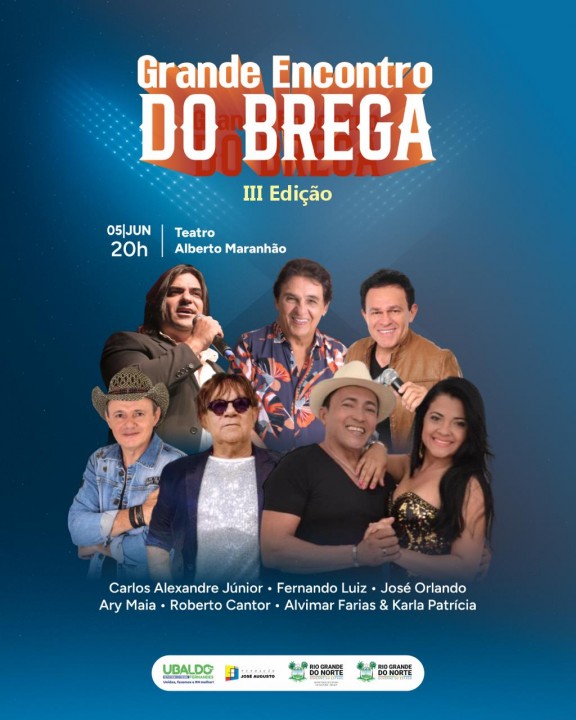 3ª edição do Grande Encontro do Brega reúne ícones do gênero musical no Teatro Alberto Maranhão