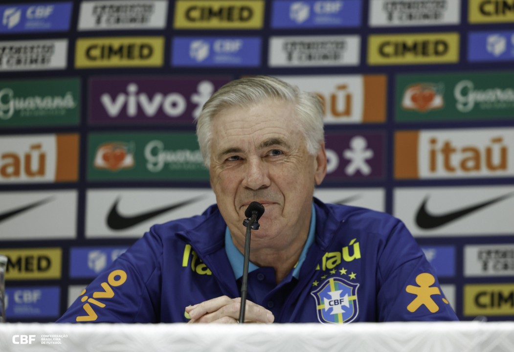 Com Estêvão de titular, Carlo Ancelotti estreia no comando da Seleção Brasileira diante do Equador