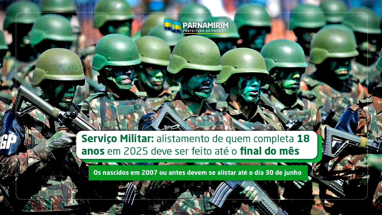 Serviço Militar: alistamento de quem completa 18 anos em 2025 deve ser feito até o final do mês